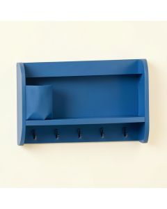Slate Branch Wall-Mounted Entryway Organizer Shelf - Blue (synthetic illustration; no displayed measurements)