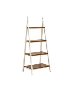 Zachary 72.5 '' H X 24 '' W Steel Ladder Bookcase (synthetic illustration; no displayed measurements)