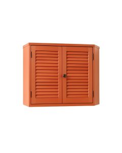 Hill Dale Wall-Mounted Entry Cabinet - Terracotta (synthetic illustration; no displayed measurements)
