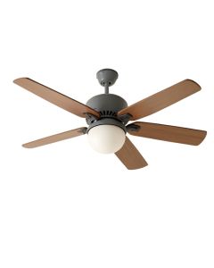 20 '' Haya 3 - Blade Caged Ceiling Fan With Remote Control And Light Kit Included