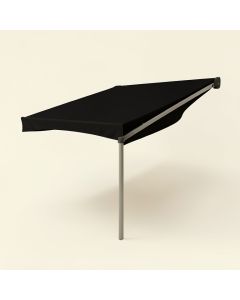 Motorized Retraction Side Awning In Black (synthetic illustration; no displayed measurements)