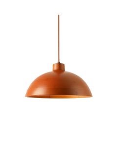 Linden Canyon Pendant Light Suspended From One Plain Cable - Terracotta (synthetic illustration; no displayed measurements)