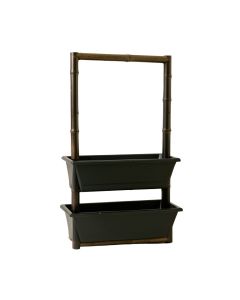 Cove Bridge Empty Vertical Garden Frame - Black (synthetic illustration; no displayed measurements)