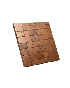 Cobble 12 '' X 12 '' Straight Edge Metal Mosaic Tile (synthetic illustration; no displayed measurements)