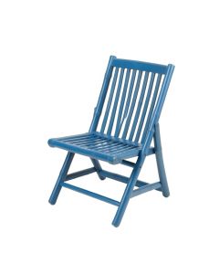 Briar Branch Folding Outdoor Chair - Blue (synthetic illustration; no displayed measurements)