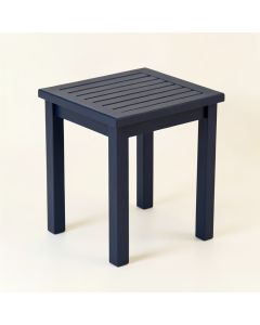 Alder Brook Compact Balcony Table - Navy (synthetic illustration; no displayed measurements)