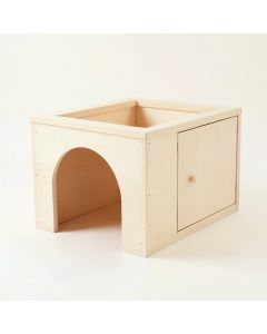 Briar Bend Empty Furniture-Style Litter Enclosure - Ivory (synthetic illustration; no displayed measurements)