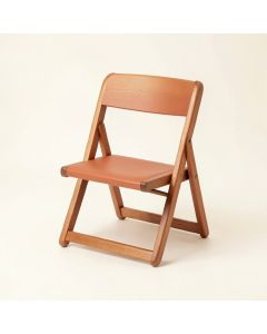 Slate Bridge Folding Outdoor Chair - Terracotta (synthetic illustration; no displayed measurements)