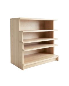 Ash Edge Desktop Shelving Unit - Beige