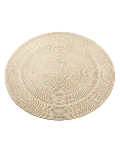 Laurel Bluff Round Area Rug - Beige (synthetic illustration; no displayed measurements)