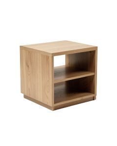 Aahil End Table With Storage (synthetic illustration; no displayed measurements)