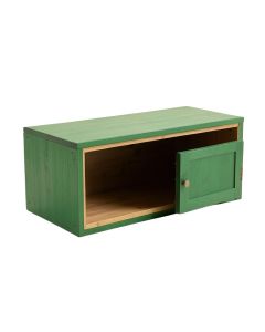 Glen Dale Shoe Storage Bench - Green