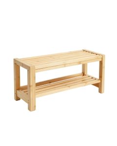 Cedar Bend Shoe Storage Bench - Beige