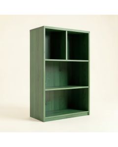 Olive Arc Freestanding Bookcase - Green (synthetic illustration; no displayed measurements)