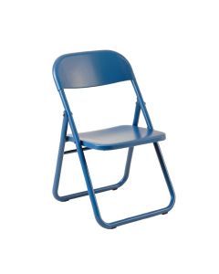 Meadow Brook Folding Outdoor Chair - Blue