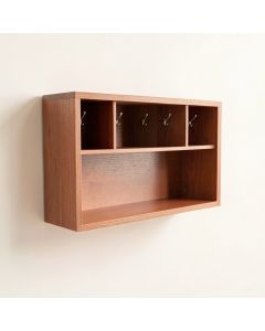 Elm Brook Wall-Mounted Entryway Organizer Shelf - Terracotta (synthetic illustration; no displayed measurements)