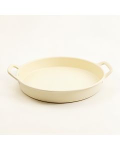 Flint Bend Serving Tray - Cream (synthetic illustration; no displayed measurements)