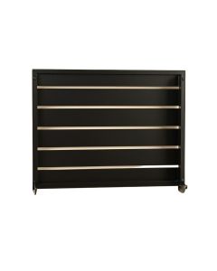 Wren Arc Empty Wall-Mounted Tool Organizer Panel - Black (synthetic illustration; no displayed measurements)