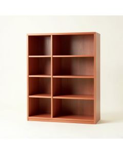 Moss Brook Freestanding Bookcase - Terracotta (synthetic illustration; no displayed measurements)