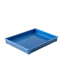 Vale Edge Empty Under-Desk Cable Tray - Blue