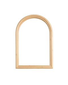 Ridge Crest Framed Wall Mirror - Beige