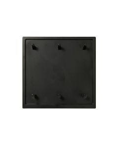 Maple Bend Empty Wall-Mounted Tool Organizer Panel - Black (synthetic illustration; no displayed measurements)