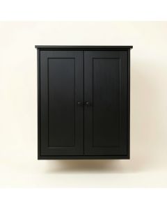 Heath Branch Wall-Mounted Laundry Cabinet - Black (synthetic illustration; no displayed measurements)