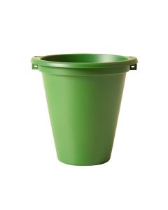 Dune Crest Empty Railing Planter With Integral Brackets - Green