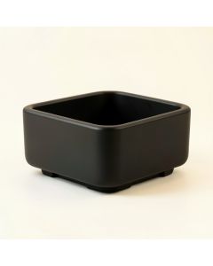 Elm Bridge Empty Railing Planter With Integral Brackets - Black (synthetic illustration; no displayed measurements)
