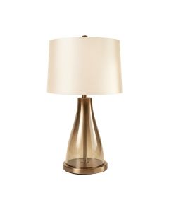 Ranchester 25.25 '' Bronze/Clear Table Lamp (synthetic illustration; no displayed measurements)
