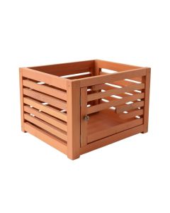 Dune Bridge Empty Furniture-Style Pet Crate - Terracotta