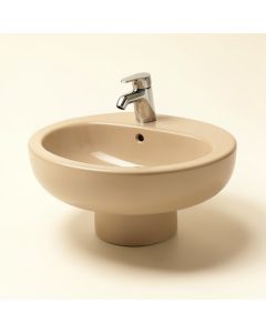 Vitreous China Oval Undermount Bathroom Sink With Overflow (synthetic illustration; no displayed measurements)