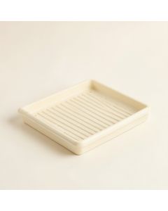 Cliff Dell Empty Under-Desk Cable Tray - Ivory (synthetic illustration; no displayed measurements)