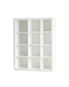 Hazel Canyon Freestanding Bookcase - White (synthetic illustration; no displayed measurements)