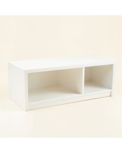 Juniper Bend Shoe Storage Bench - White (synthetic illustration; no displayed measurements)