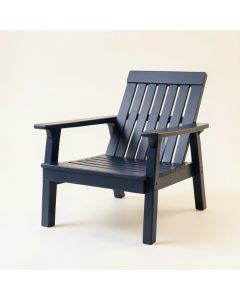 Bay Bend Outdoor Lounge Chair - Navy (synthetic illustration; no displayed measurements)