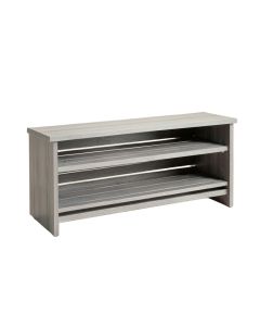 Vale Bluff Shoe Storage Bench - Gray