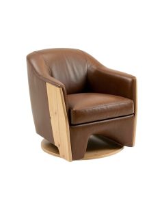 Wilmore 30 '' Wide Swivel Barrel Chair