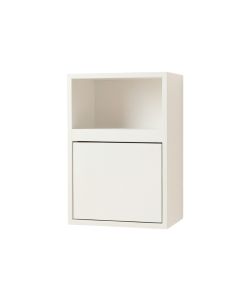 Cliff Crest Wall-Mounted Entry Cabinet - White (synthetic illustration; no displayed measurements)
