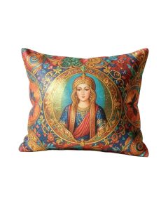 Libra Zodiac Sign Lumbar Pillow