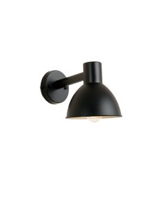 Shore Bend Wall Sconce Mounted On A Plain Wall - Black (synthetic illustration; no displayed measurements)