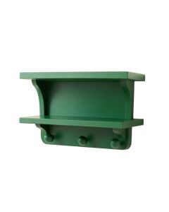 Pine Dell Wall-Mounted Entryway Organizer Shelf - Green (synthetic illustration; no displayed measurements)