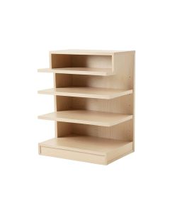 Brook Bend Desktop Shelving Unit - Beige (synthetic illustration; no displayed measurements)
