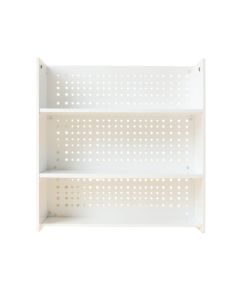 Reed Crest Empty Wall-Mounted Tool Organizer Panel - White (synthetic illustration; no displayed measurements)