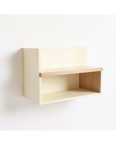 Juniper Bend Wall-Mounted Shelf - Cream (synthetic illustration; no displayed measurements)