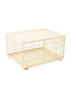 Birch Bend Empty Furniture-Style Pet Crate - Cream