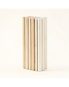 Wooden Window Tubular Wall Décor (synthetic illustration; no displayed measurements)