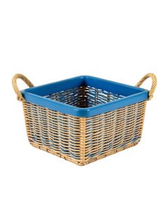 Slate Canyon Empty Storage Basket - Blue
