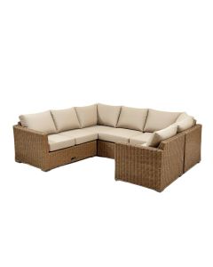 Cassville Big Size 12-Piece Rattan Sectional Seating Group With Cushions (synthetic illustration; no displayed measurements)
