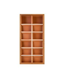 Oak Crest Empty Vertical Garden Frame - Terracotta